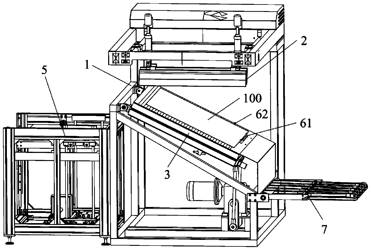 A parallel screen automatic printing machine