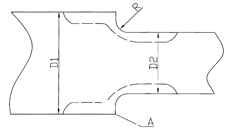 Step-link shaft superaudio induction quenching method and special induction coil thereof