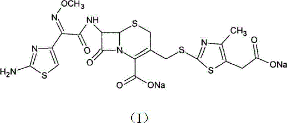 Cefodizime sodium compound and preparation thereof