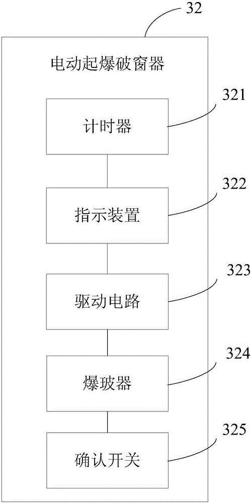 Automatic window detonating method and system and vehicle with system