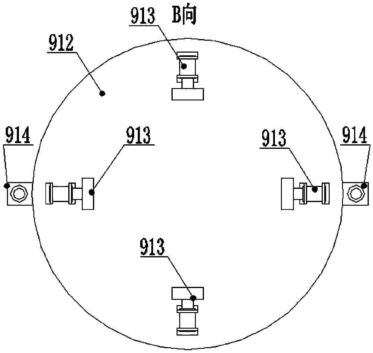 Cap pressing machine facilitating die change