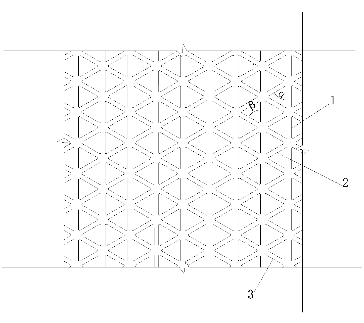 A construction method for three-way oblique beams