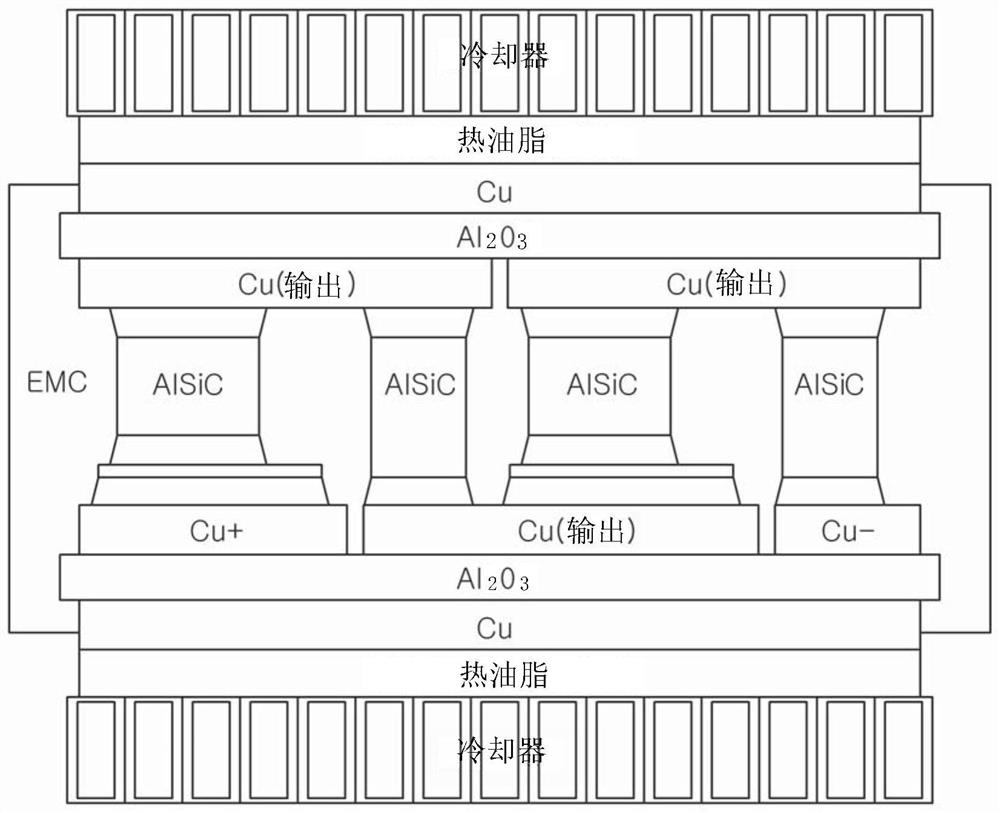 Double-sided cooling type power module