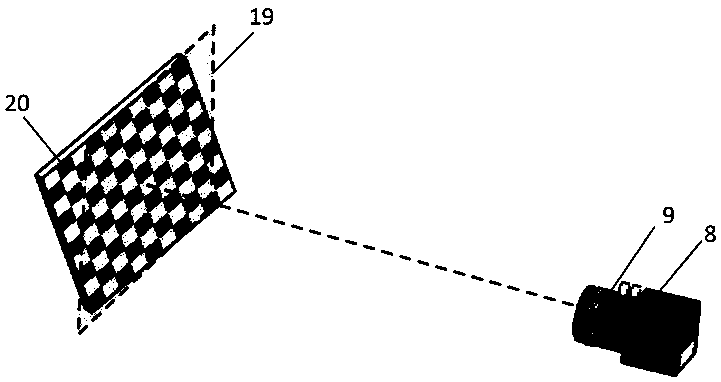 Reflective stripe three-dimensional shape measuring method based on multi-field view splice