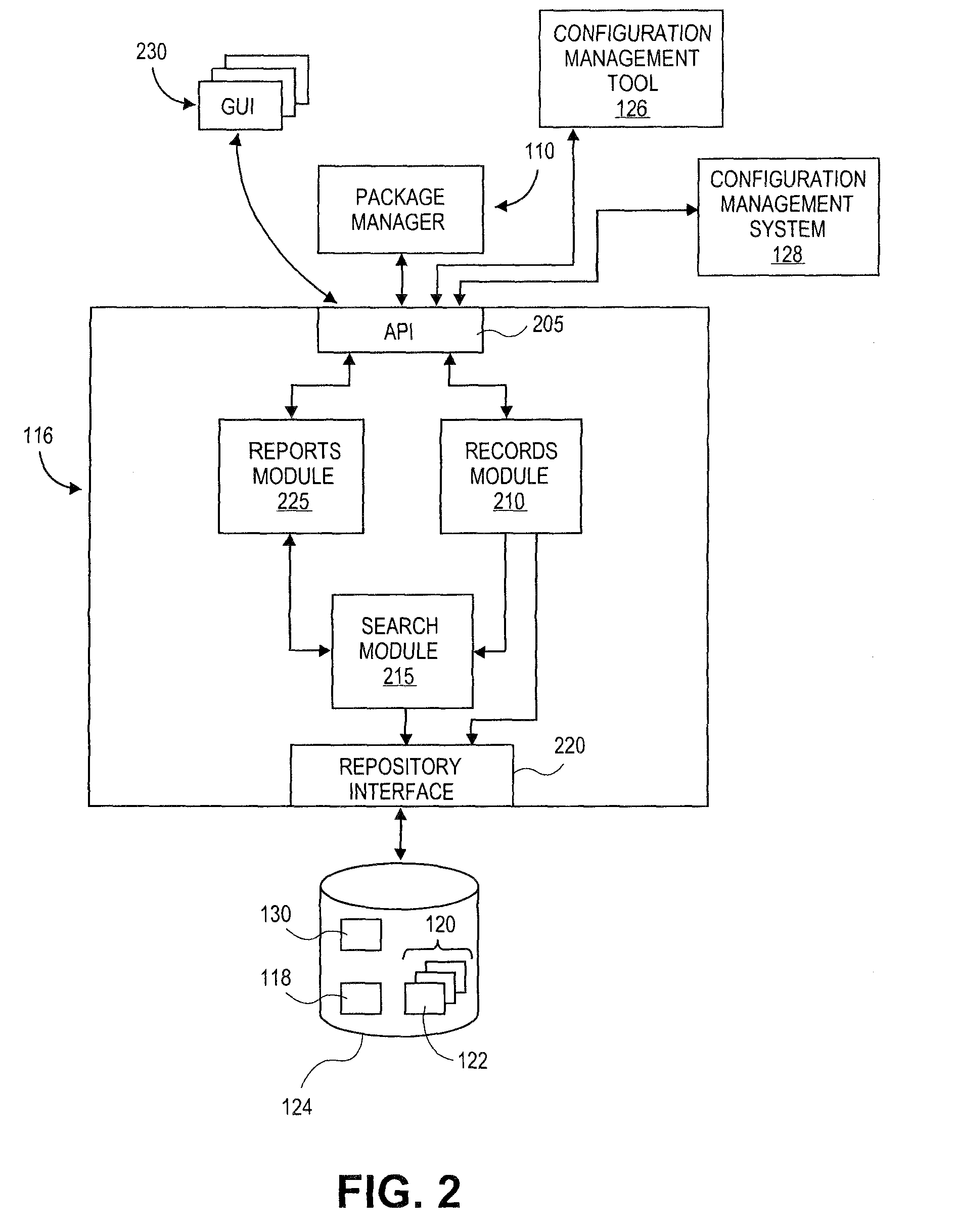Systems and methods for tracking a history of changes associated with software packages and configuration management in a computing system
