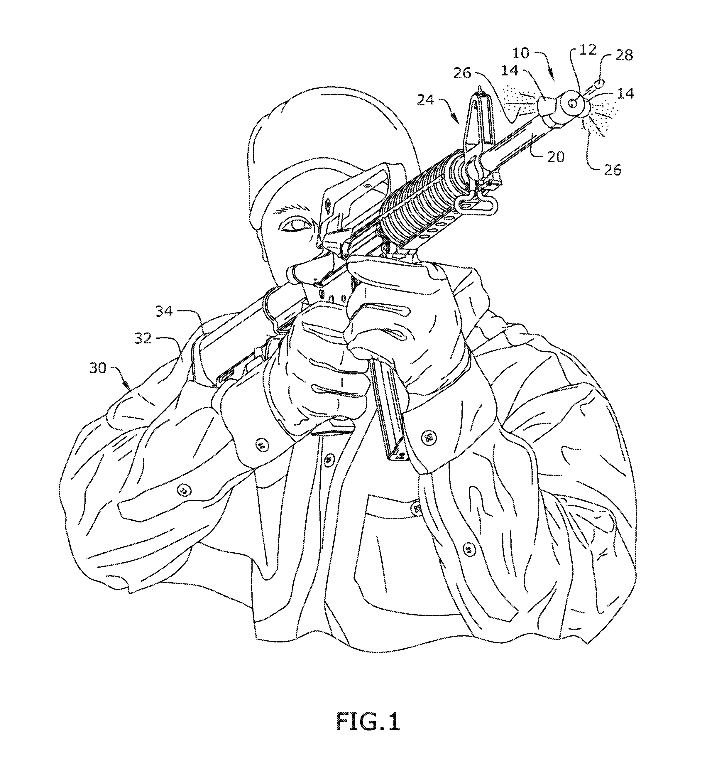 Recoil reducing muzzle brake