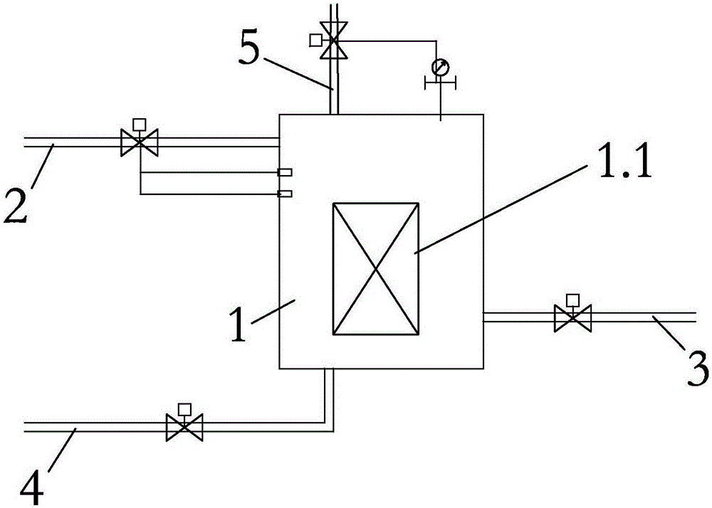 Sewage treatment efficient energy-saving pressure MBR (membrane bioreactor)