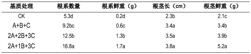 Cultivation medium for promoting root growth of paris polyphylla seedlings and application