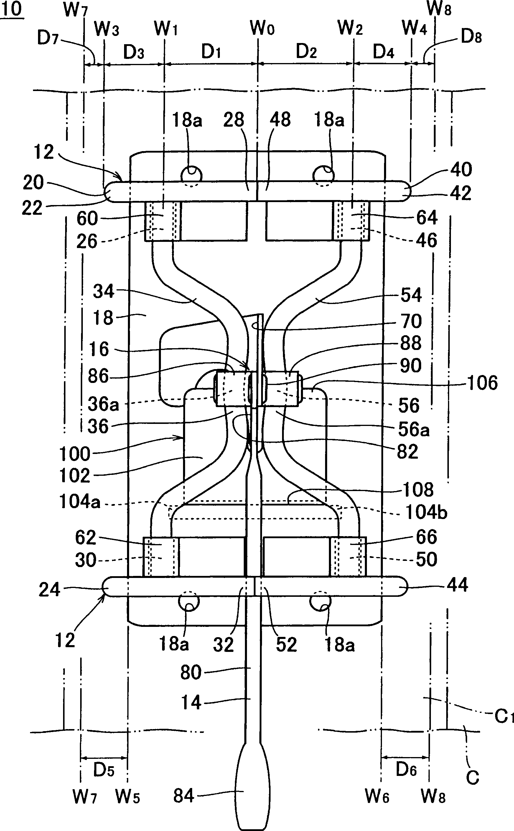 Binding device for files and binders
