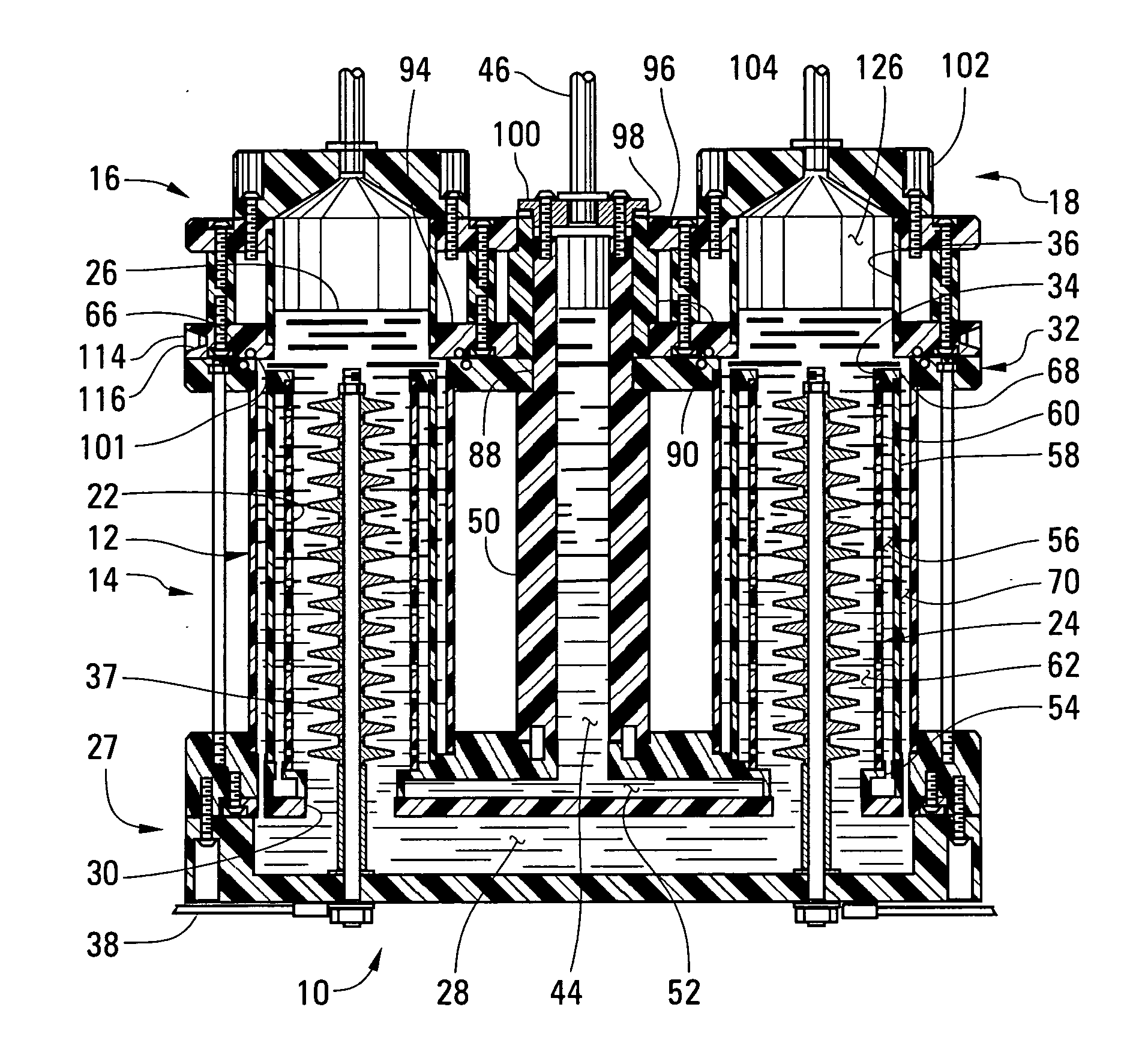 Hydrogen and oxygen generator with polarity switching in electrolytic cells