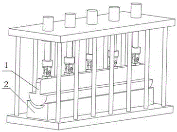 Machining deformation precision control method for super-long large-diameter concrete tube pile steel mould