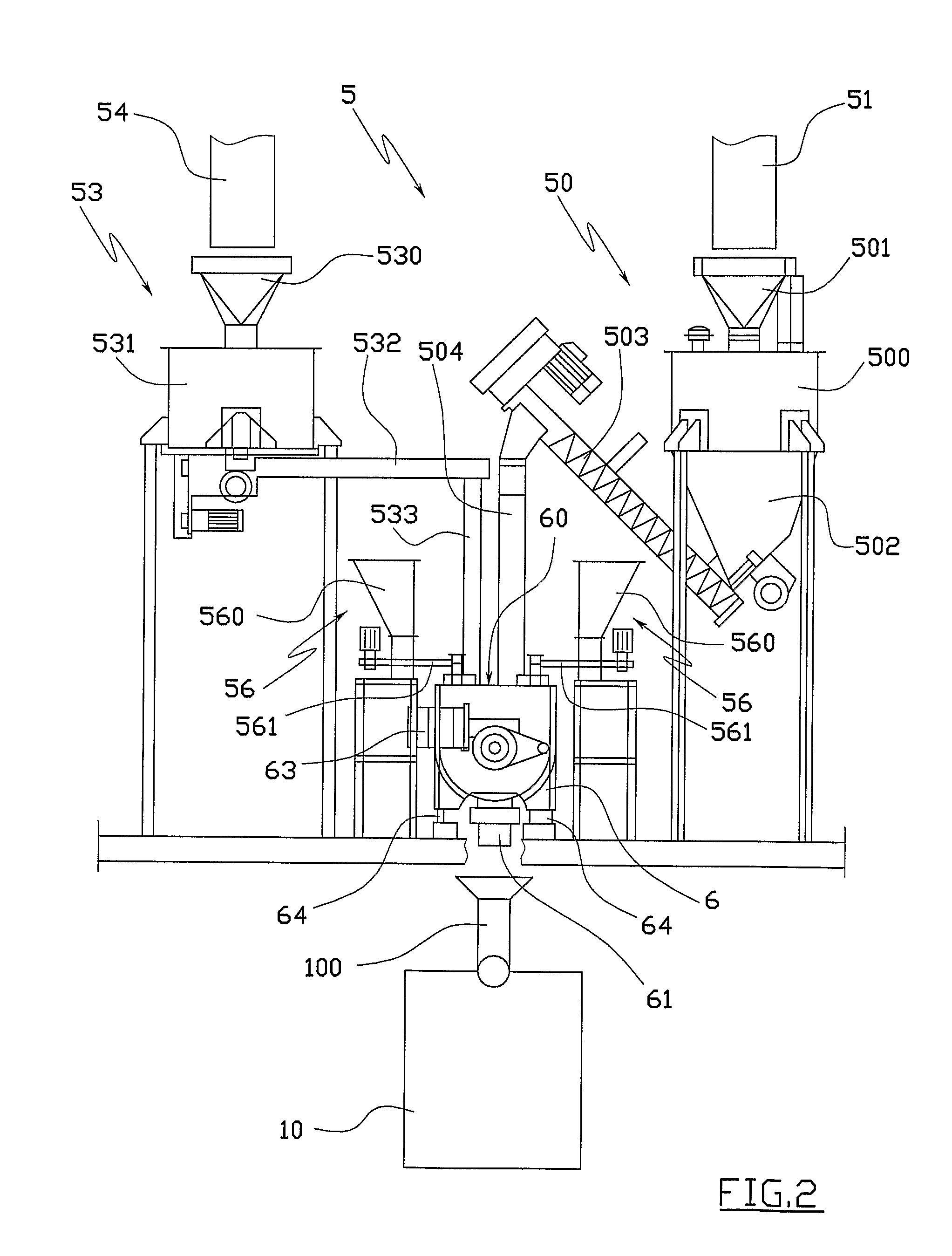 Extrusion method and a plant therefor