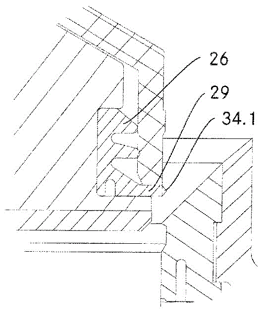 Seal assembly, method for sealing a seal, bulk material container, docking device, and method for sealing a docking device