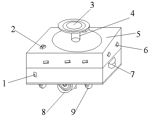 Warehousing carrying robot and wireless automatic charging method thereof
