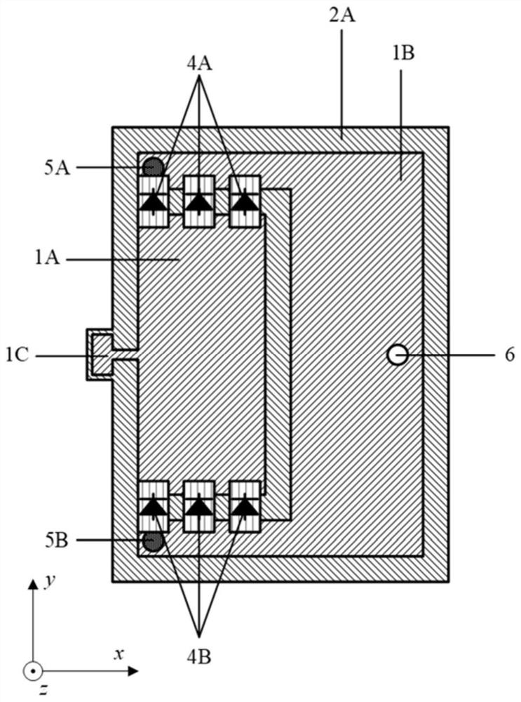 Left-right hand circular polarization reconfigurable implantable antenna and reconfigurable method