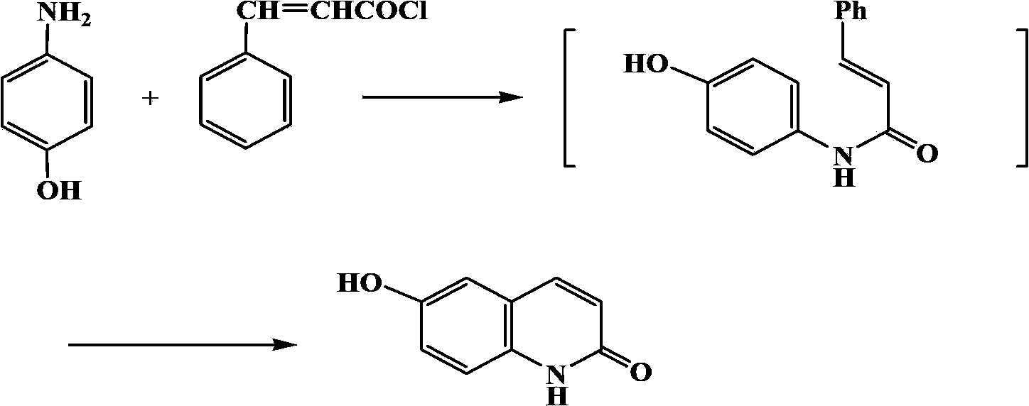 Synthetic method of 6-hydroxyl-2(1H)-quinolinone compound