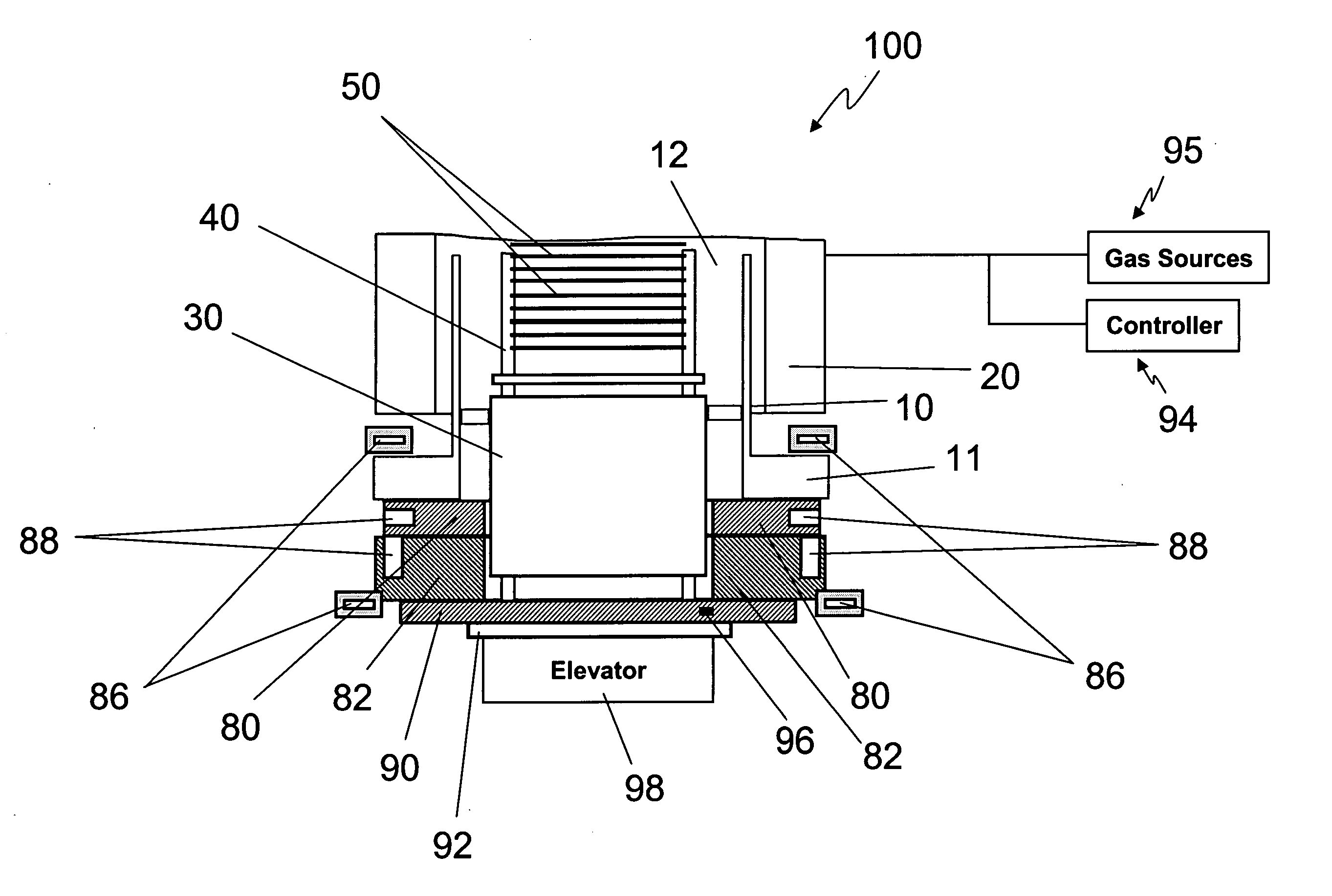 Reactor design for reduced particulate generation