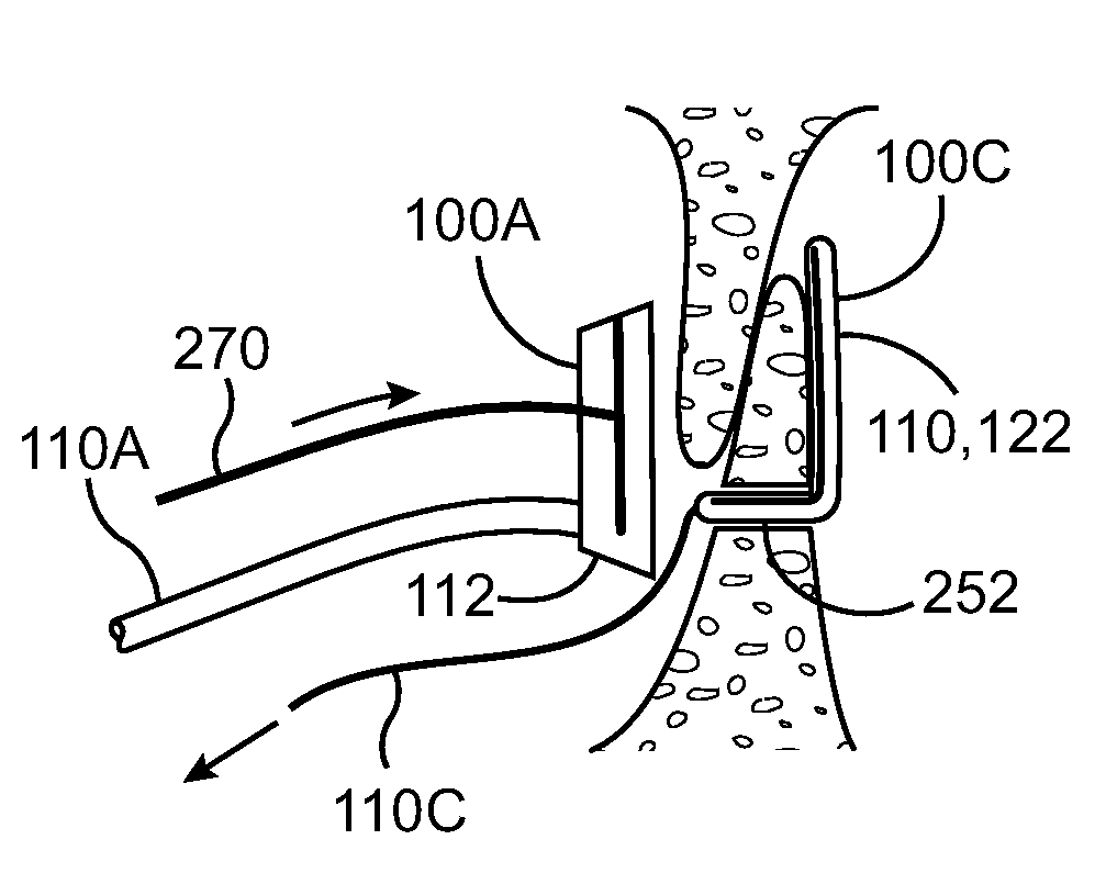 Energy delivery apparatus with tissue piercing thermocouple