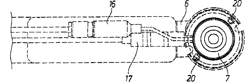 Injection nozzle for arrangement in an injection mould