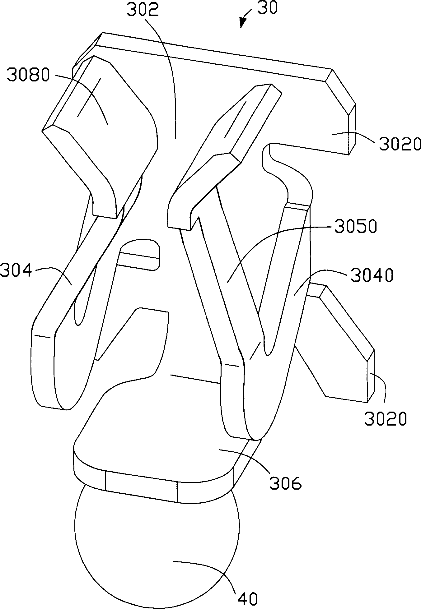 Low insertion force type socket connector