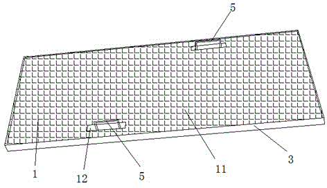 Cable trench cover plate convenient to install