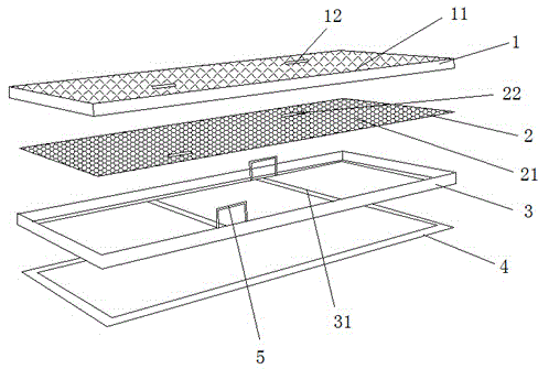 Cable trench cover plate convenient to install