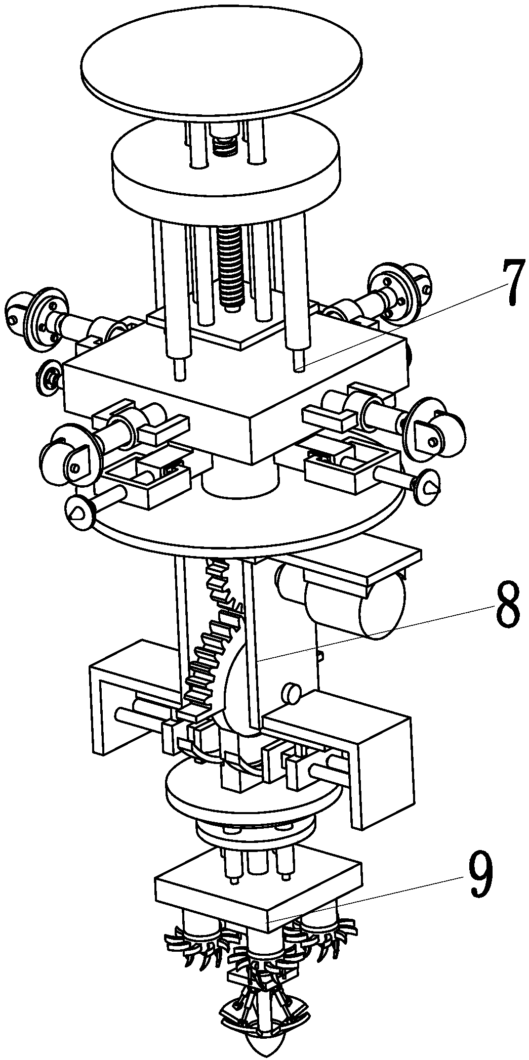 Intelligent decontamination machine for recycled asphalt concrete road sewage draining sewer