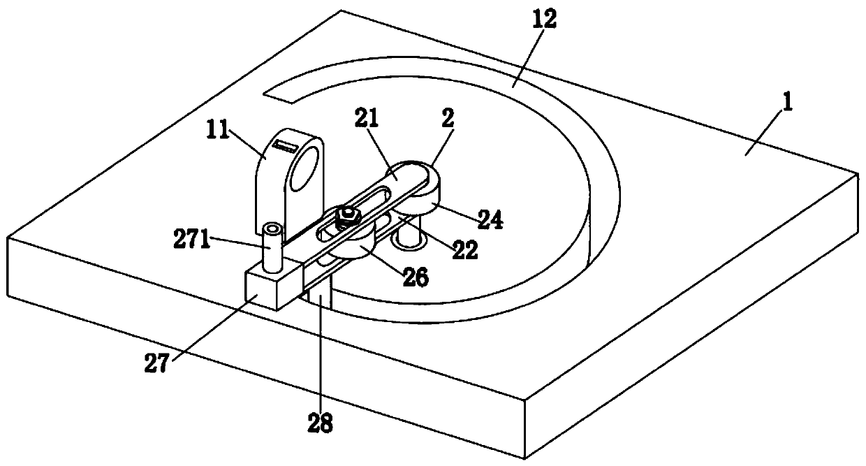 Injection molded piece bending mechanism