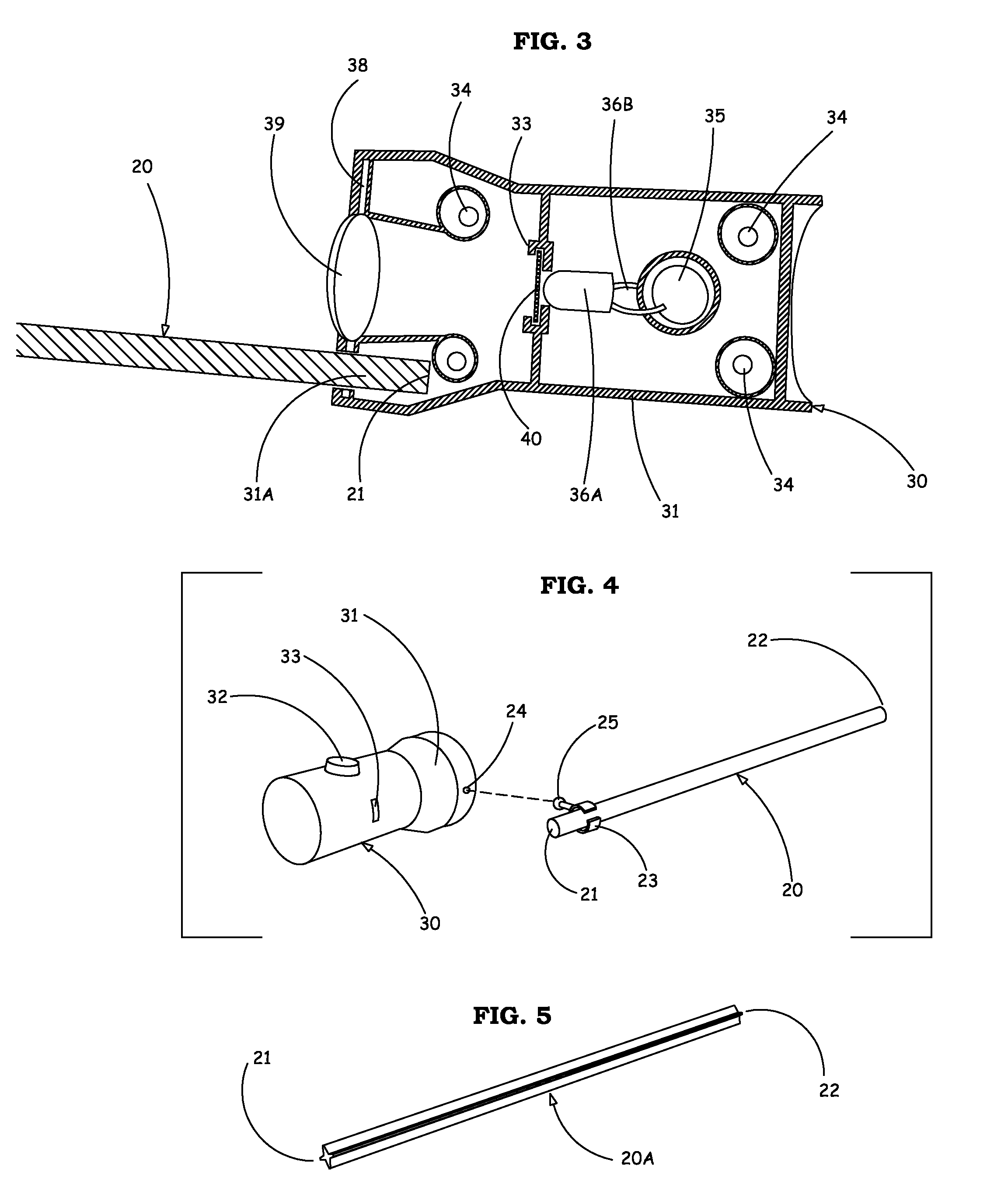 Device and method for the transfer of patterns to an object