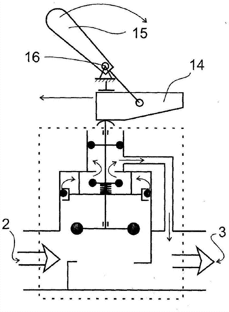 Auxiliary valve controlled self-cleaning main valve