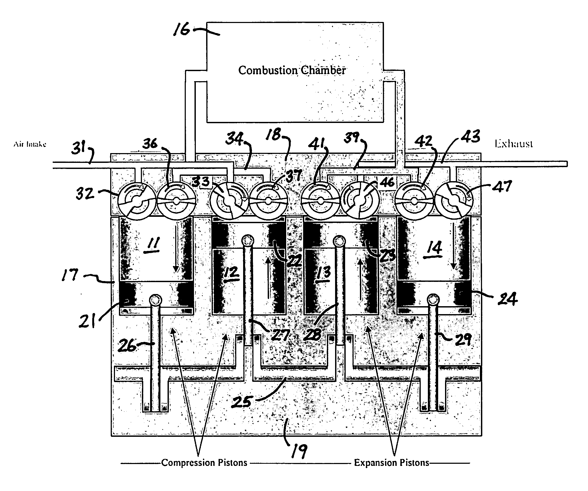 Rotary valve system and engine using the same