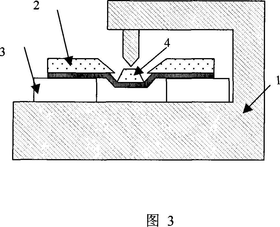 Method for measuring silicon base body and membrane base combination intensity