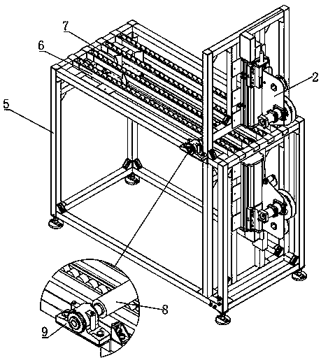 Light guide plate double-side membrane tearing mechanism