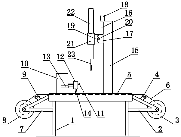 Small hole automatic tapping equipment