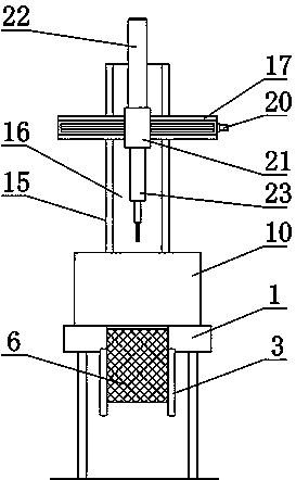 Small hole automatic tapping equipment