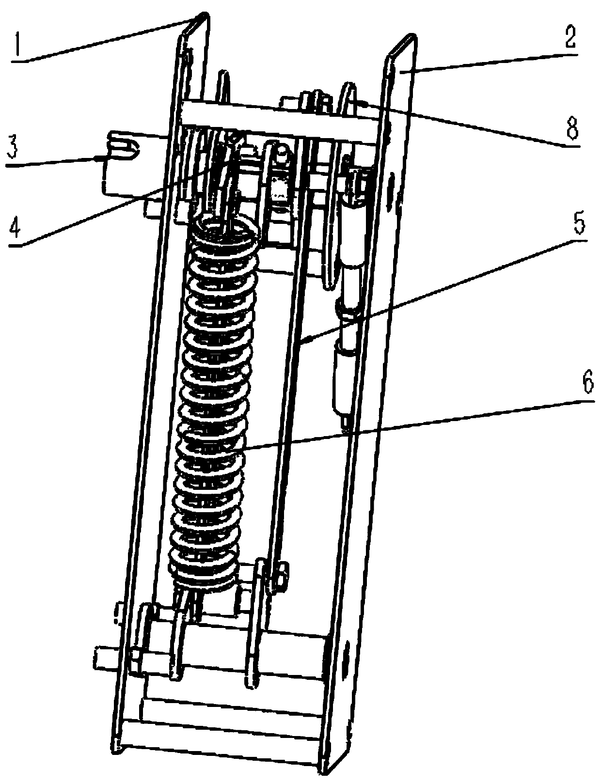 A three-position operating mechanism