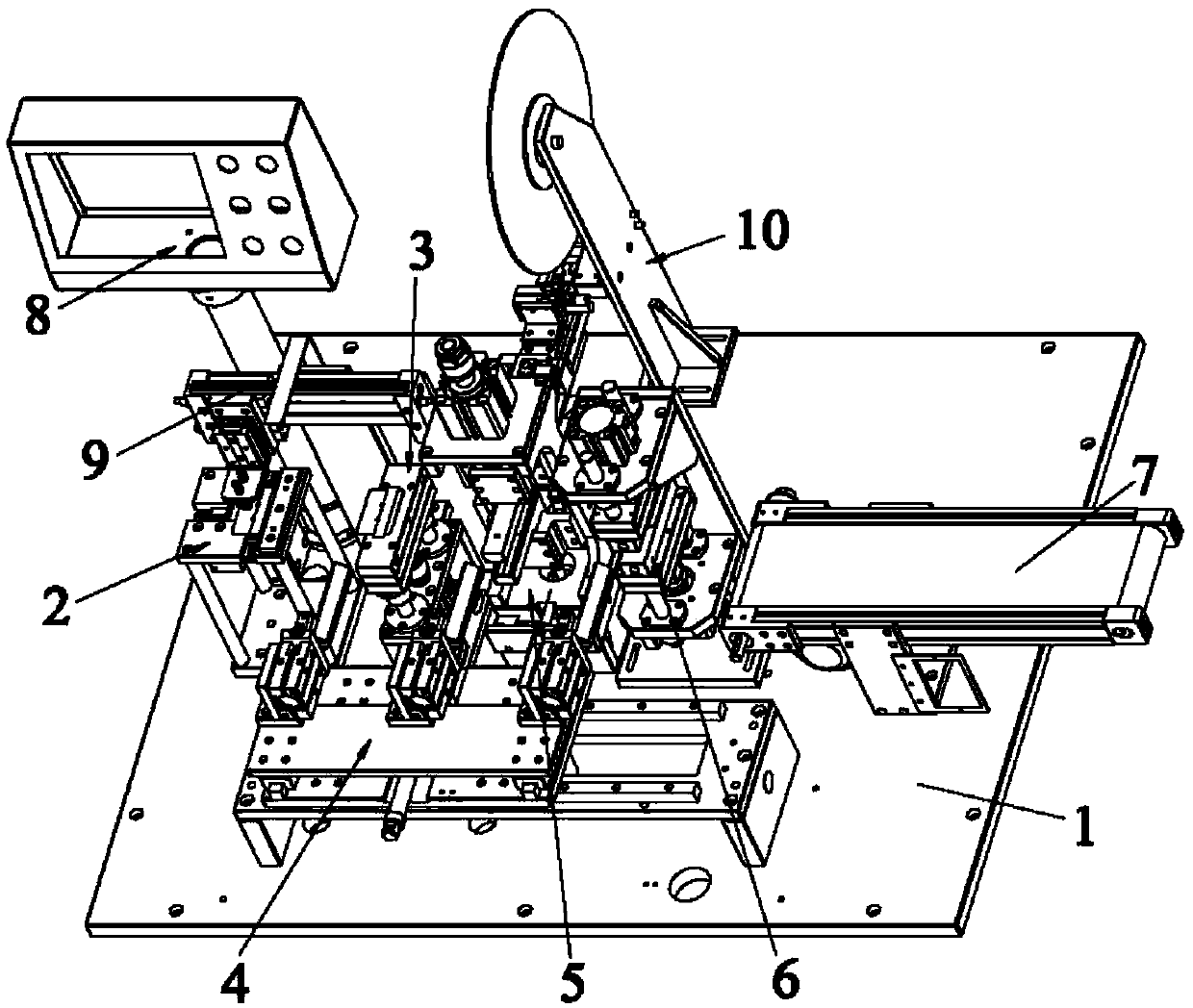 Tab rubberizing machine