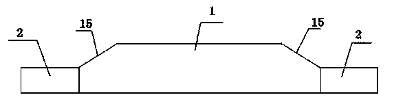 Fecal leakage plate of sow farrowing crate