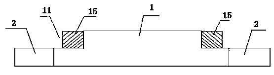 Fecal leakage plate of sow farrowing crate