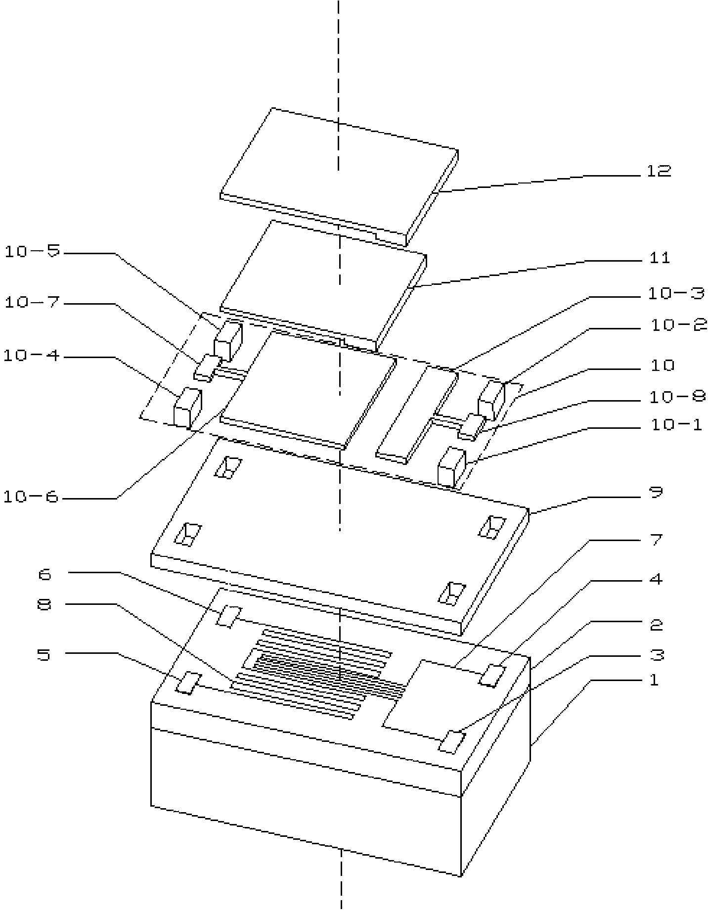 Controllable heating and defrosting capacitive type high-altitude humidity sensor and manufacturing method thereof