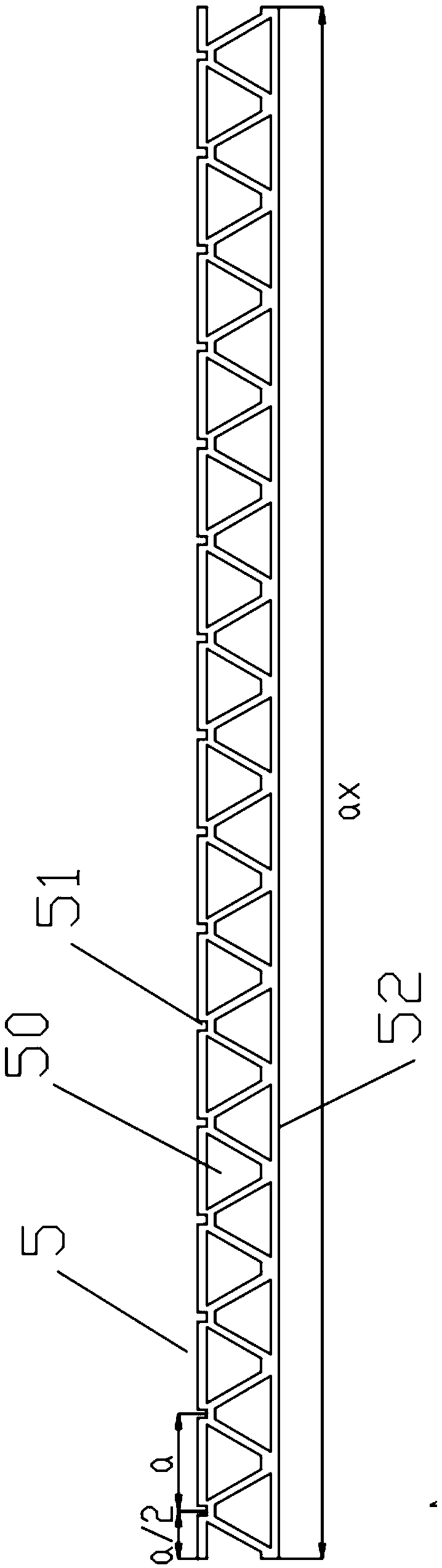 Metal lattice plate and manufacturing method thereof