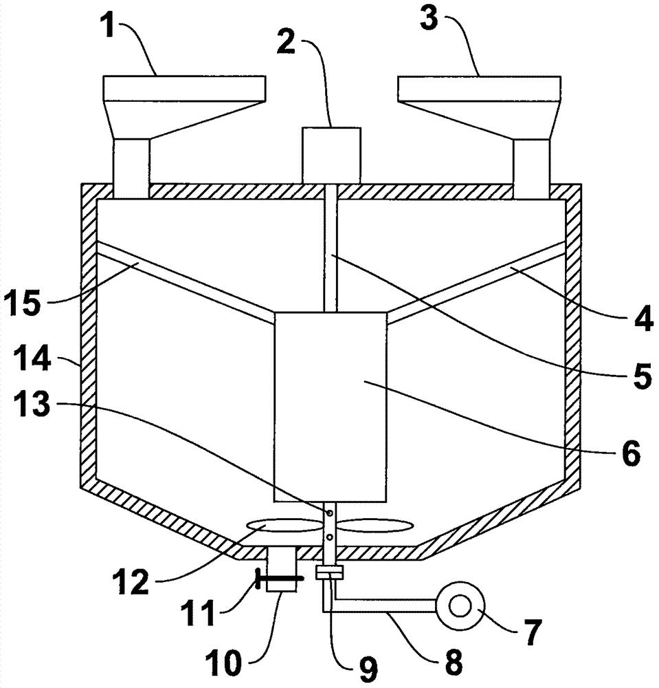 Production and modified treatment device for rapidly fermented organic fertilizer