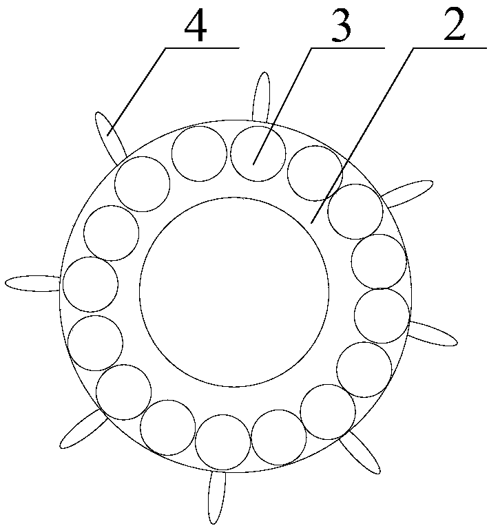 Large-capacity multifunctional clothes and cap support device