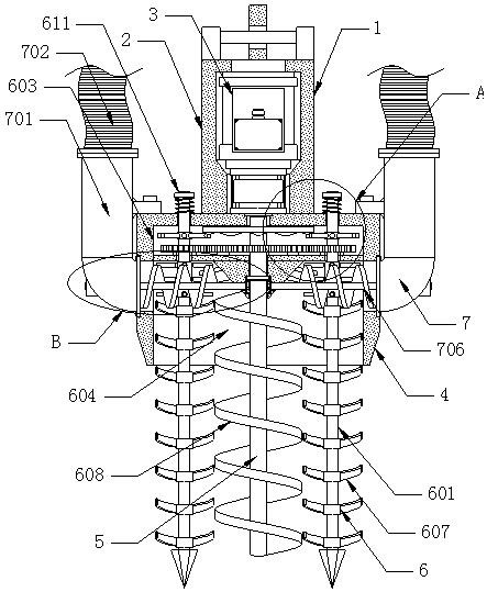 Earth cleaning device for construction site and cleaning method of earth cleaning device