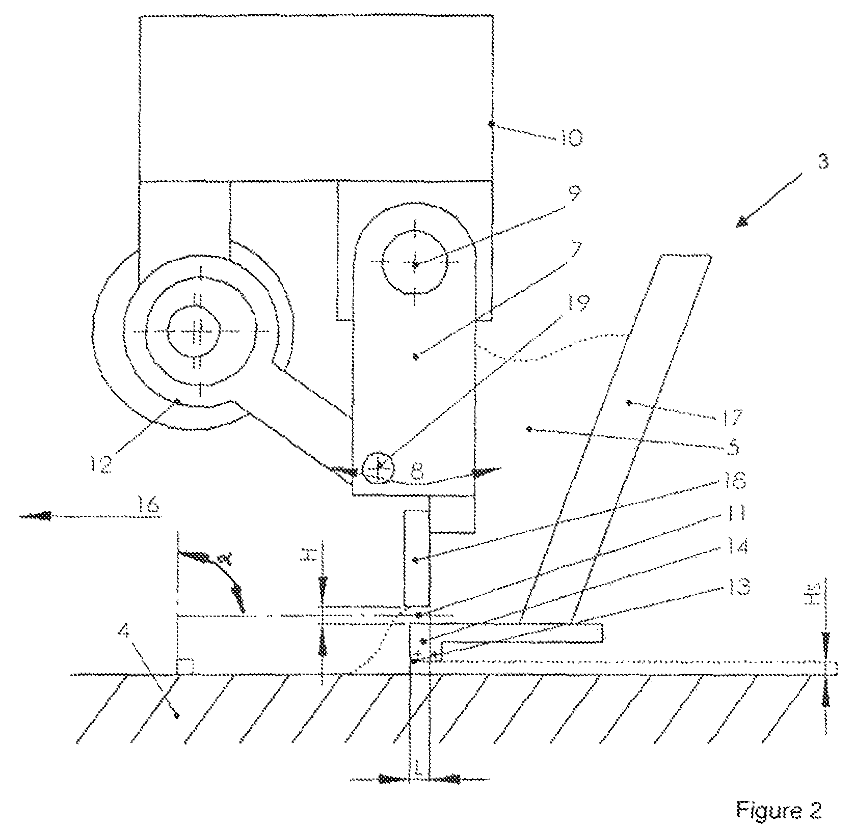 Method and device for applying fluids