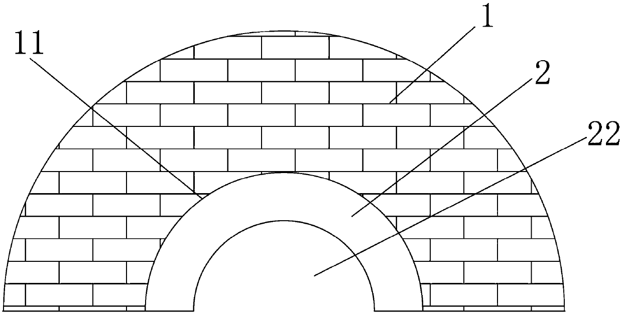 Glass mold double-metal neck ring mold and preparation method thereof