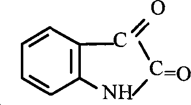 Method for preparing isatin