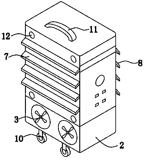 Computer case convenient for heat dissipation