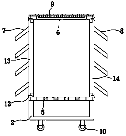 Computer case convenient for heat dissipation