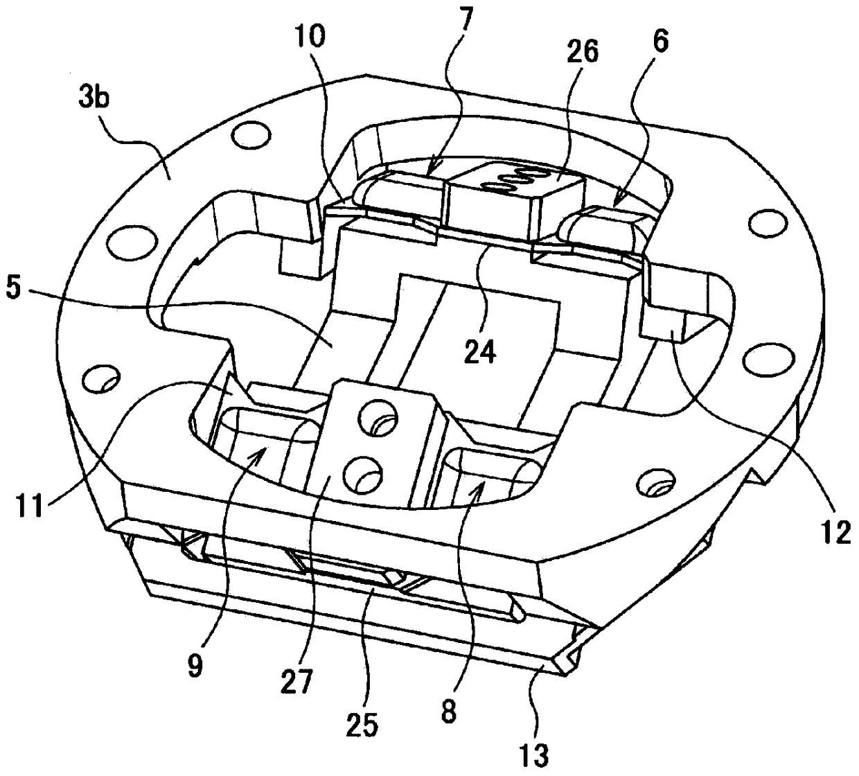 Operation position detection device